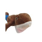 30 cm-es barna cápa plüss figura - Stumble Guys - ÚJ