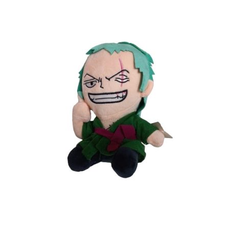 Zöld hajú plüss anime figura - Roronoa Zoro - ÚJ