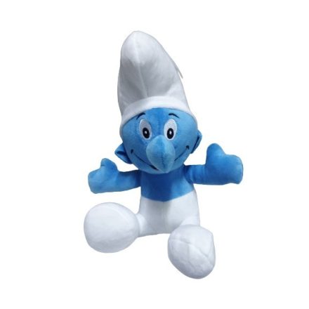 Kék plüss figura - Hupikék Törpikék - The Smurfs - ÚJ