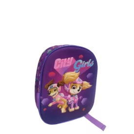   30*20 cm-es lila 3D-s gyerek hátizsák - Skye - Paw Patrol - Mancs őrjárat