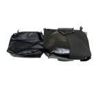 Fekete műbőr női táska, ridikül szett, 2 db-os - ÚJ