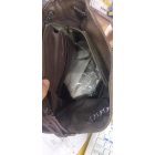 Barna-szürke női műbőr táska, ridikül - ÚJ