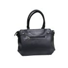 Fekete patchwork jellegű, foltberakásos női műbőr táska, ridikül - ÚJ