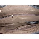 Fekete patchwork jellegű, foltberakásos női műbőr táska, ridikül - ÚJ