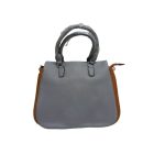 Szürke-barna női műbőr táska, ridikül, kézitáska - ÚJ