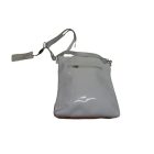 Fehér-narancssárga lakkhatású női táska, ridikül, crossbody - ÚJ