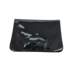 Fekete-ezüst pöttyös elegáns lakk kistáska, színházi táska, ridikül - ÚJ