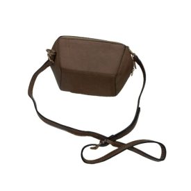 Barna ládika formájú női műbőr táska, ridikül - ÚJ