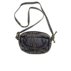 Kék kisméretű farmer ridikül