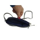 Kék kisméretű farmer ridikül