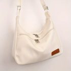 Tojáshéjszínű oldaltáska, női táska - ÚJ