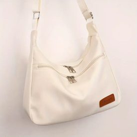 Tojáshéjszínű oldaltáska, női táska - ÚJ