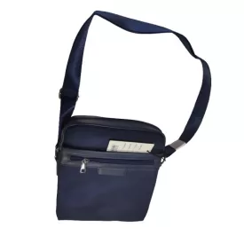 Sötétkék férfi keresztpántos táska, crossbody - ÚJ