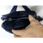 Sötétkék férfi keresztpántos táska, crossbody - ÚJ