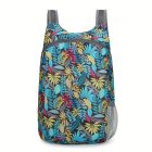 Kék leveles könnyű összecsukható hátizsák, mászótáska, többfunkciós utazóhátizsák - ÚJ