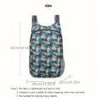 Kék leveles könnyű összecsukható hátizsák, mászótáska, többfunkciós utazóhátizsák - ÚJ