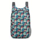 Kék virágos összecsukható hátizsák, mászótáska, többfunkciós utazóhátizsák - ÚJ