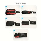 Kék virágos összecsukható hátizsák, mászótáska, többfunkciós utazóhátizsák - ÚJ