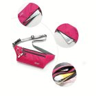 Kék csilogó lapos övtáska, sportoláshoz kiváló - ÚJ