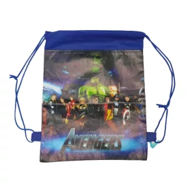 Kék mintás tornazsák - Avengers - ÚJ