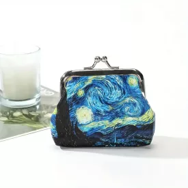   Mini pénztárca, Van Gogh festménye alapján, Csillagos éj - ÚJ  