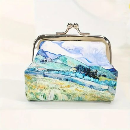 Mini pénztárca, Van Gogh festménye alapján, világoskék - ÚJ  