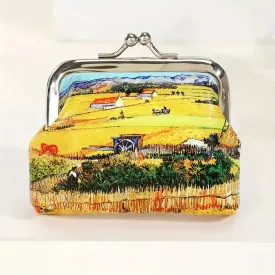   Mini pénztárca, Van Gogh festménye alapján, sárga - ÚJ  