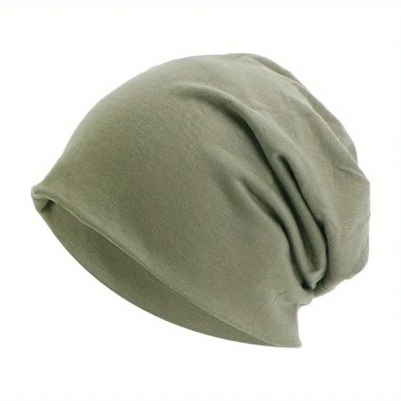 Khaki beanie sapka, unisex, felnőtt méret - ÚJ