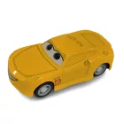 Sárga fém hátrahúzós kisautó - Cruz Ramirez - Verdák - Cars - ÚJ