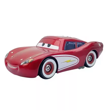 Kipufogófürdős Villám McQueen fém kisautó, kb 9 cm - Verdák - ÚJ