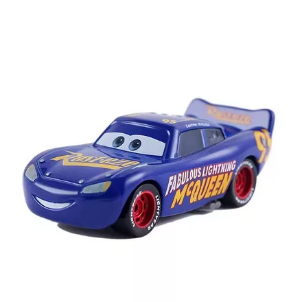 Fabulous Lightning McQueen (Villám McQueen) fém kisautó, kb 9 cm - Verdák - ÚJ