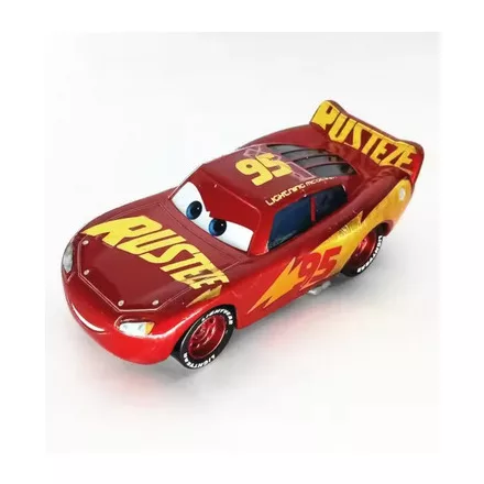 Rust-eze Lightning McQueen, Villám McQueen fém kisautó, kb 9 cm - Verdák - ÚJ