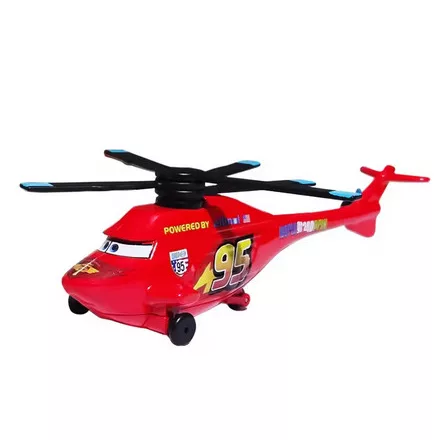 Helikopter, piros - Verdák - Cars - ÚJ