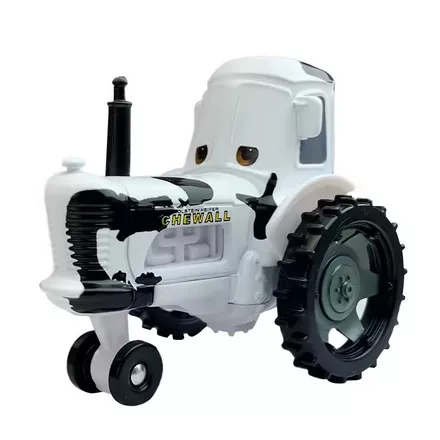 Traktor, fehér - Verdák kisautó, fém játékautó - ÚJ
