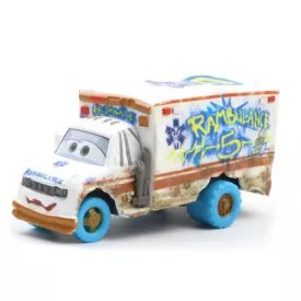   Dr. Damage (vagy Rambulance), kék kerekű - Cars - Verdák - ÚJ
