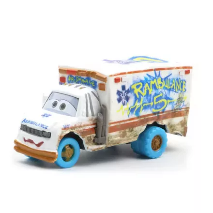 Dr. Damage (vagy Rambulance), kék kerekű - Cars - Verdák - ÚJ