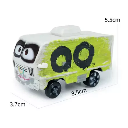 Fém kisautó - Arvy - Cars - Verdák - ÚJ