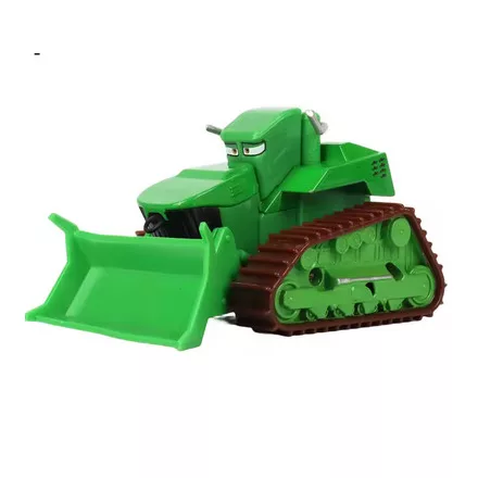 Fém kisautó - Chuy, zöld bulldózer - Cars - Verdák - ÚJ