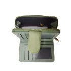 Zöld mandalás pénztárca 20x10 cm - ÚJ