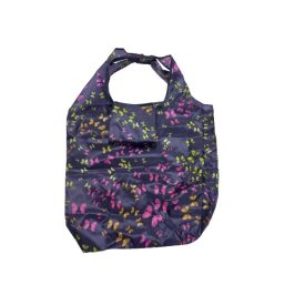   Összehajtható füles bevásárlótáska, kék lepkés, pillangós - ÚJ