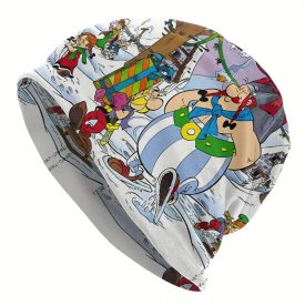   Mintás beanie sapka, felnőtt vagy kamasz méret - Asterix - ÚJ 