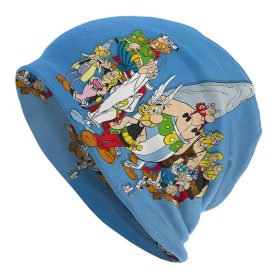   Kék mintás beanie sapka, felnőtt vagy kamasz méret - Asterix - ÚJ 