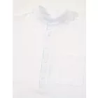 Férfi XL-es fehér lenge, könnyű géz tapintású hosszú ujjú ing - ÚJ