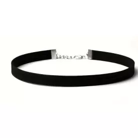 Fekete tetoválás hatású bársony choker nyaklánc - ÚJ