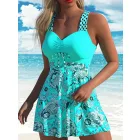 Női M-es türkiz tankini - ÚJ