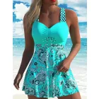 Női XXL-es türkiz tankini - ÚJ