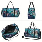 Mandalás sporttáska, sportzsák, kék-rózsaszín - ÚJ