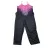 Női 1XL-es nagyméretű fekete-pink nyári overall, playsuit - ÚJ