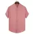 Férfi 1XL-es nagyméretű rózsaszín rövid ujjú, lenge, könnyű anyagú ing - ÚJ