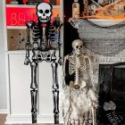 Felfújható óriás csontváz, fólialufi 225x84 cm - Halloween - ÚJ